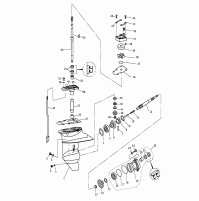 LOWER CASING & DRIVE 1 - 4 Strock for F9.9F15